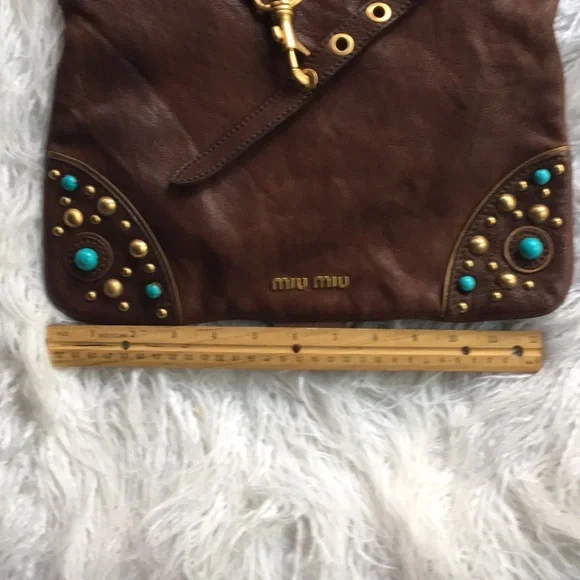 ✅️SOLD✅️Host Pick x2 MIU MIU/PRADA Leather Bag w/dust bag - Picture 15 of 17